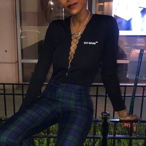Off-White Women’s Lace-Up Bodysuit
